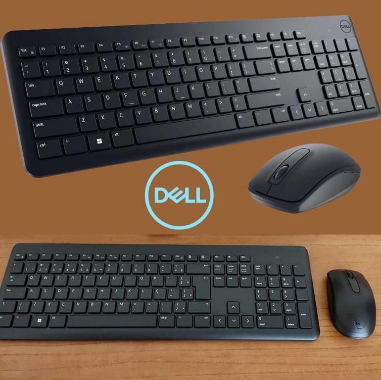 Teclado e Mouse sem fio Dell – KM3322W na Amazon