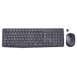 Teclado e Mouse sem Fio MK235 Logitech Preto na Amazon