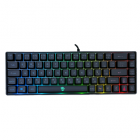Teclado Gamer Ninja Black Noir, RGB, Switch Membrana, ABNT2, Black, TC-GN-BKNR na Terabyte Shop