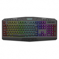 Teclado Gamer Redragon Harpe, Wireless, RGB, Membrana, ABNT2, Full-Size, Preto, K503-KS na Terabyte Shop