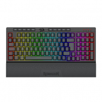 Teclado Gamer Redragon Shiva Pro 98, RGB, Membrana, Wireless, Preto, K515RGB-PRO-PT na Pichau