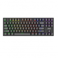 Teclado Mecânico Gamer AOC GK450 AOC Red Switch TKL US LED Rainbow Macro Manager na Amazon