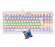 Teclado Mecânico Gamer Dark Avenger, Rainbow Switch, Branco Lunar White na Amazon