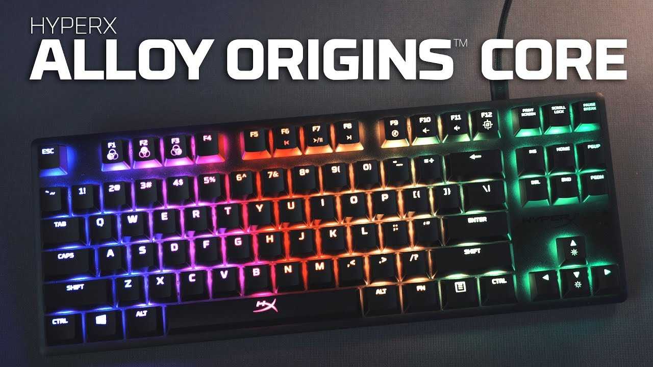Teclado Mecânico Gamer HyperX Alloy Origins Core, RGB - HX-KB7RDX-BR na Amazon