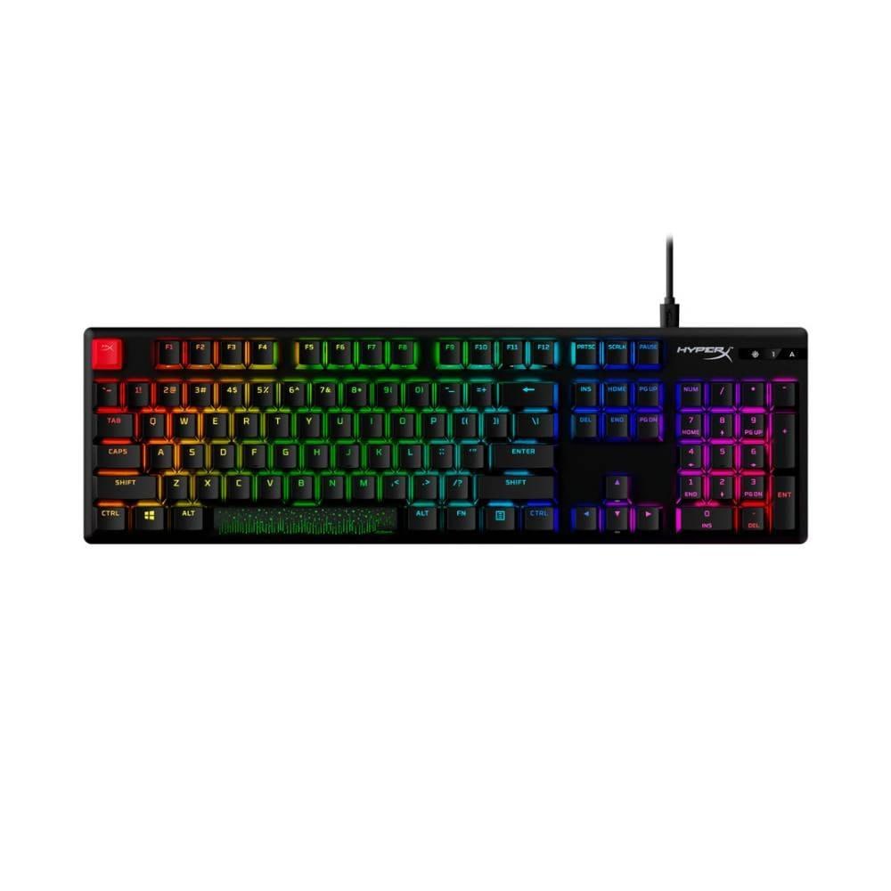Teclado Mecânico Gamer HyperX Alloy Origins PBT, RGB, Switch Blue, ABNT2 na KaBuM!