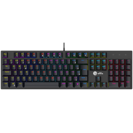 Teclado Mecânico Gamer Ninja Leap Switch Blue Rainbow ABNT2 Black na Terabyte Shop