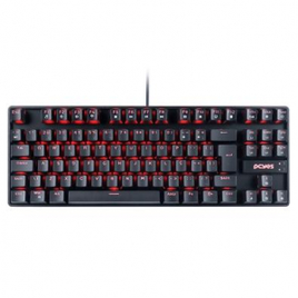 Teclado Mecânico Gamer PCyes Neron LED Vermelho Switch Brown ABNT2 Preto - PNOHBWV na KaBuM!