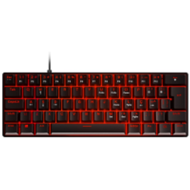 Teclado Mecânico Gamer PCYES ZOT LED Vermelho Switch Blue ABNT2 Black - PZOHBLV na Terabyte Shop