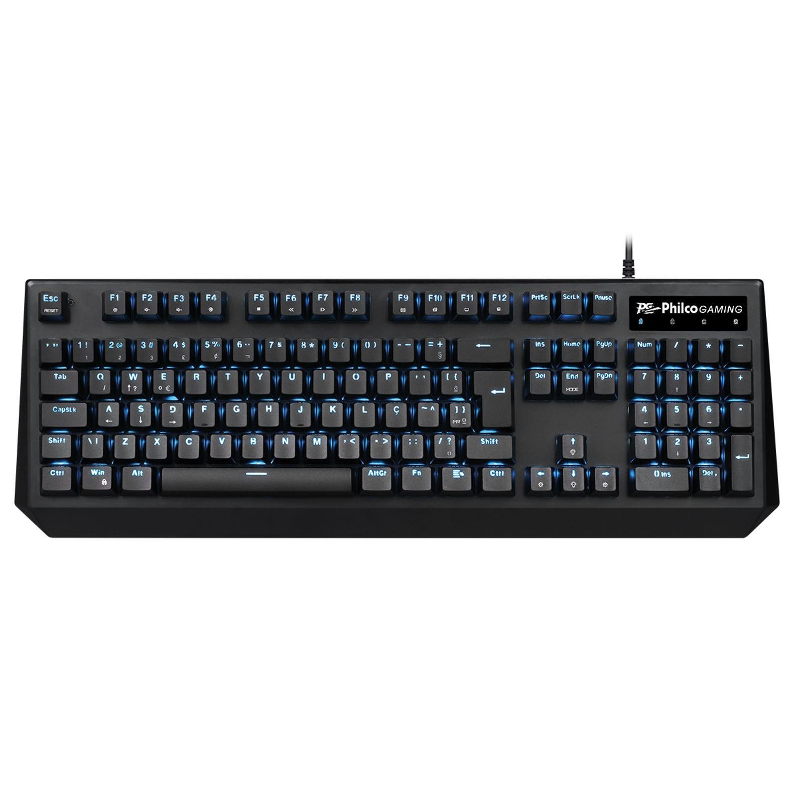 Teclado Mecânico Gamer Philco PKB95 Switch Outemu Brown ABNT2 na Philco