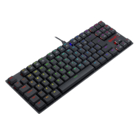 Teclado Mecânico Gamer Redragon APS, RGB, Switch Redragon Brown, ABNT2, Preto - Low Profile na KaBuM!