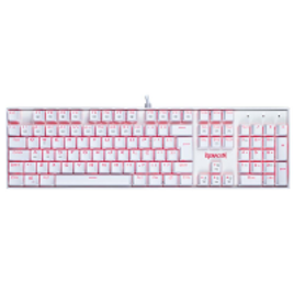Teclado Mecânico Gamer Redragon Mitra K551W LED Switch Redragon MK2 Brown ABNT2 Branco - K551W (BROWN) na Amazon