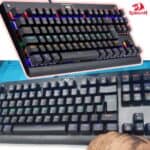 Teclado Mecânico Redragon Dark Avenger Preto Iluminação Rainbow Switch Preto, K568R na Amazon