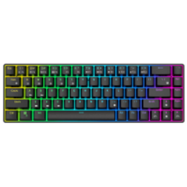 Teclado Mecânico Royal Kludge RK68 Switch Azul na Bang Good
