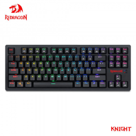 Teclado REDRAGON Knight K598 KNS RGB 2.4G Switch Brown na Aliexpress