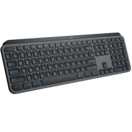 Teclado Sem Fio Logitech MX Keys Bluetooth Tecnologia Flow US Cinza - 920-009297 na Americanas