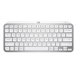 Teclado Sem Fio Logitech MX Keys Mini Iluminação Smart Bluetooth USB Easy-Switch Recarregável Cinza Claro - 920-010506 na KaBuM!