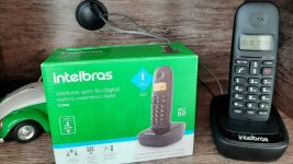 Telefone sem fio com identificador de chamadas TS 2510 ID Preto Intelbras na Amazon