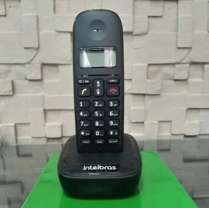 Telefone sem fio com identificador de chamadas TS 2510 ID Preto Intelbras na Amazon