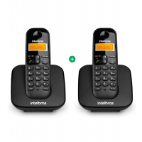 Telefone Sem Fio E Com Ramal Adicional TS 3112 Preto Intelbras na Amazon