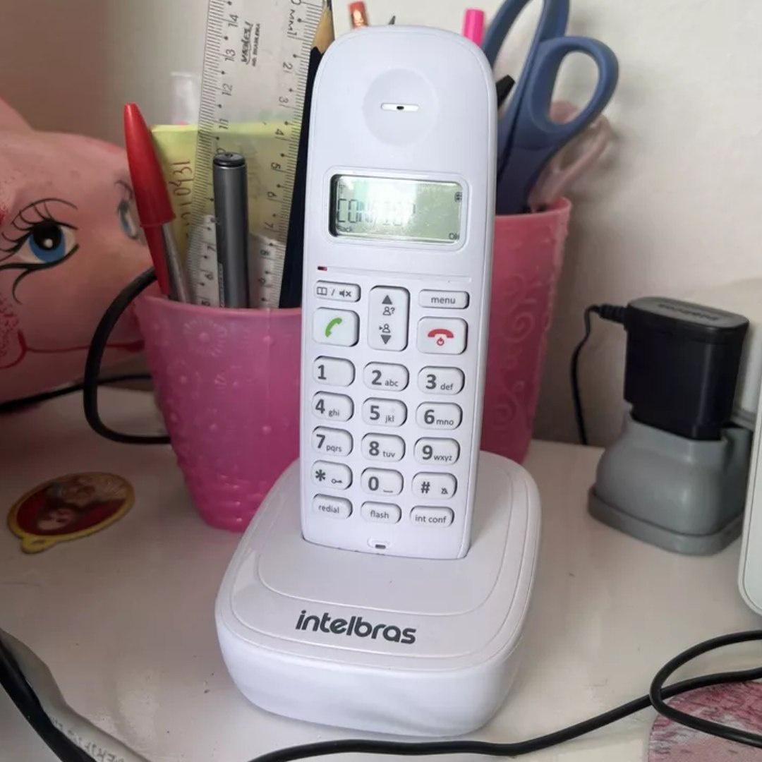 Telefone Sem Fio TS 7510 Branco Intelbras na Amazon