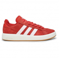 Tênis Adidas Grand Court Base Suede Feminino - Vermelho+Branco na Netshoes