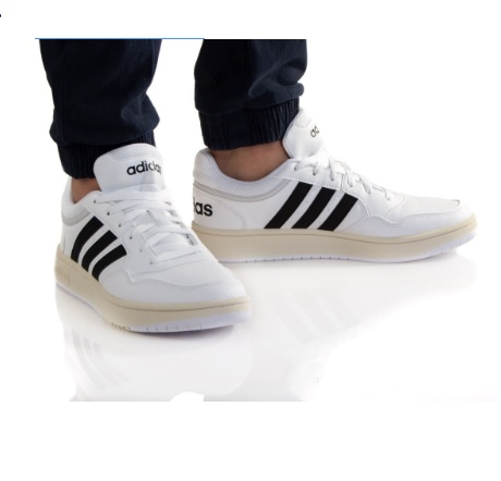 Tênis Adidas Hoops 3.0 Masculino – Branco+Preto na Zattini