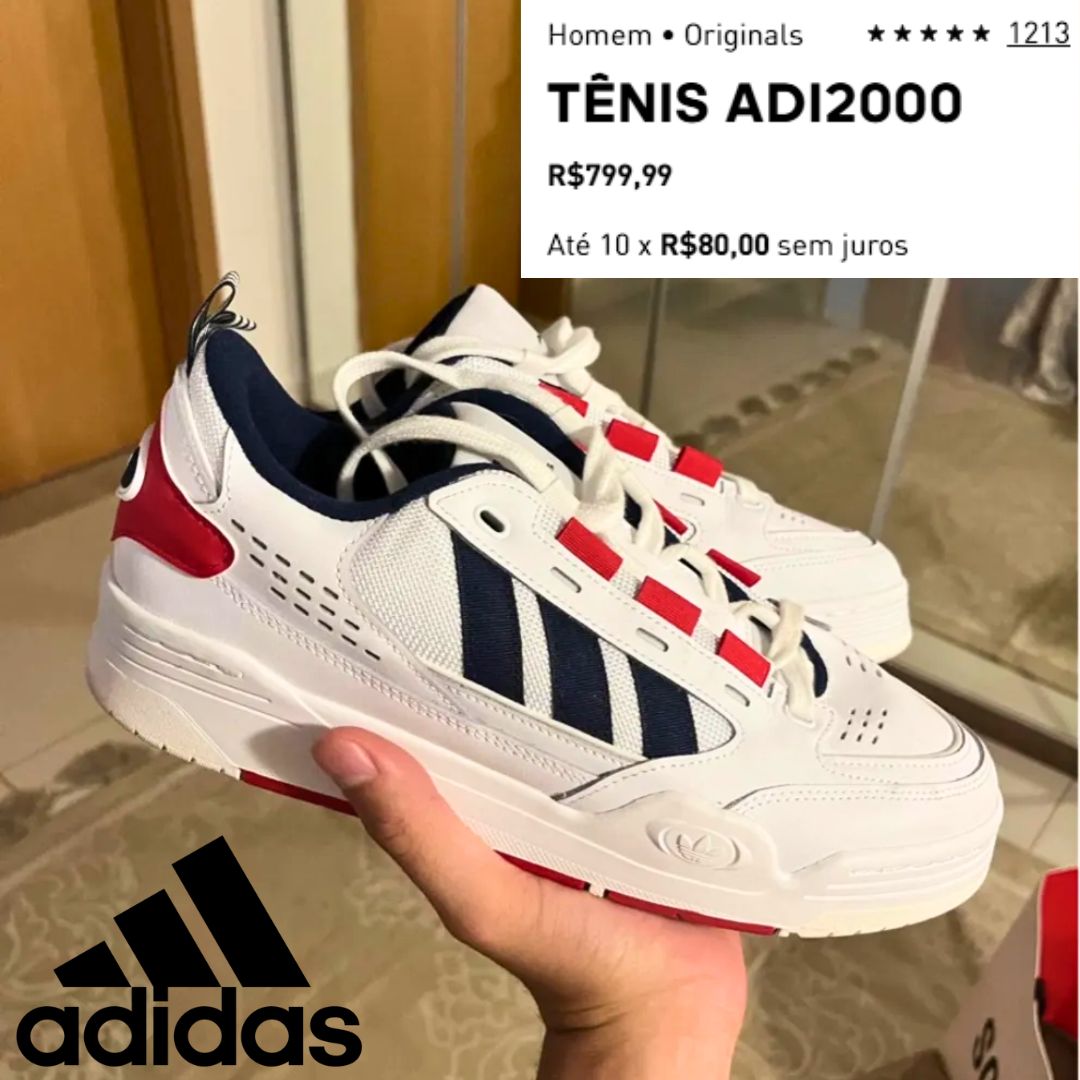 Tênis Adidas Originals Adi2000 Branco na Dafiti