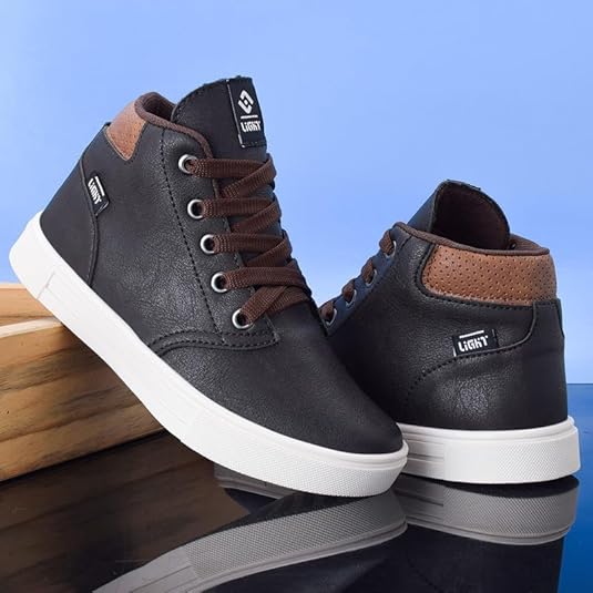 Tenis Botinha Infantil Meninos Casual Cano Alto Confortavel na Amazon