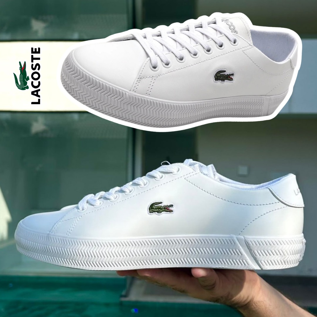 Tênis Lacoste Logo Branco na Dafiti