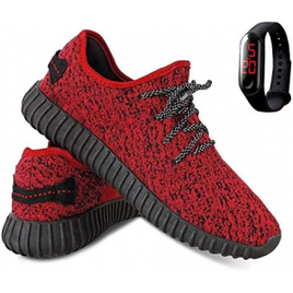 Tenis Masculino Esportivo Para Caminhada + Relogio Esporte na Amazon
