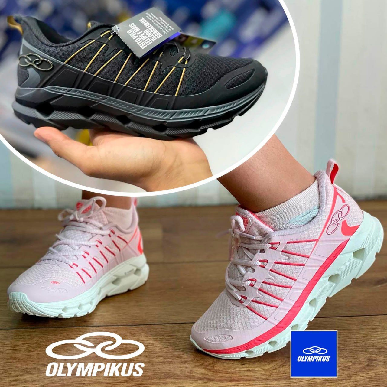 Tênis Olympikus Cyber 3 Kids Menino ou Menina na Olympikus