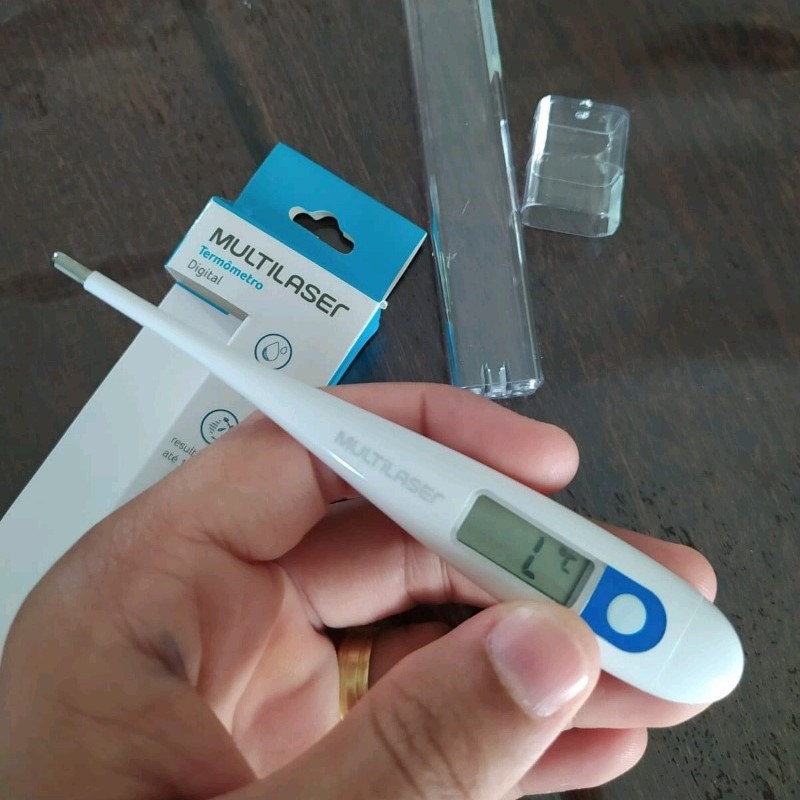 Termômetro Clínico Digital Branco Saúde Multilaser – HC070 na Amazon