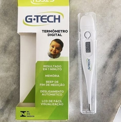 Termômetro Digital Gtech Clínico Branco, G-Tech na Amazon