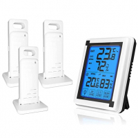 Termômetro Externo Para Ambiente Interno Higrômetro Digital Sem Fio - Internacional na Amazon