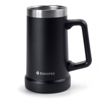 TERMOPRO Caneca Térmica Para Cerveja 709ml Preto na Amazon