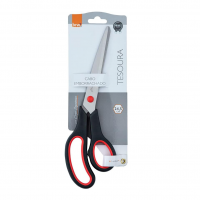 Tesoura De Aço Inox 25cm Cabo Emborrachado, BRW na Amazon
