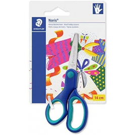 Tesoura Escolar para Canhoto 14cm Staedtler Noris Club 965 14LNBK04 Ponta Arredondada na Amazon