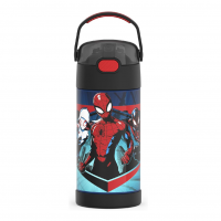 THERMOS FUNTAINER Garrafa De água Com Canudo - 340 G - Homem-Aranha na Amazon