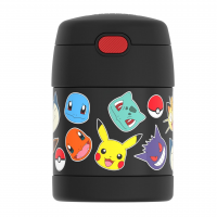 THERMOS FUNTAINER Pote De Comida Infantil Isolado A Vácuo De Aço Inoxidável De 290 Ml, Pokémon na Amazon