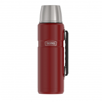 THERMOS Garrafa De Bebida Isolada A Vácuo Stainless King, 1,13 G, Vermelho Fosco na Amazon