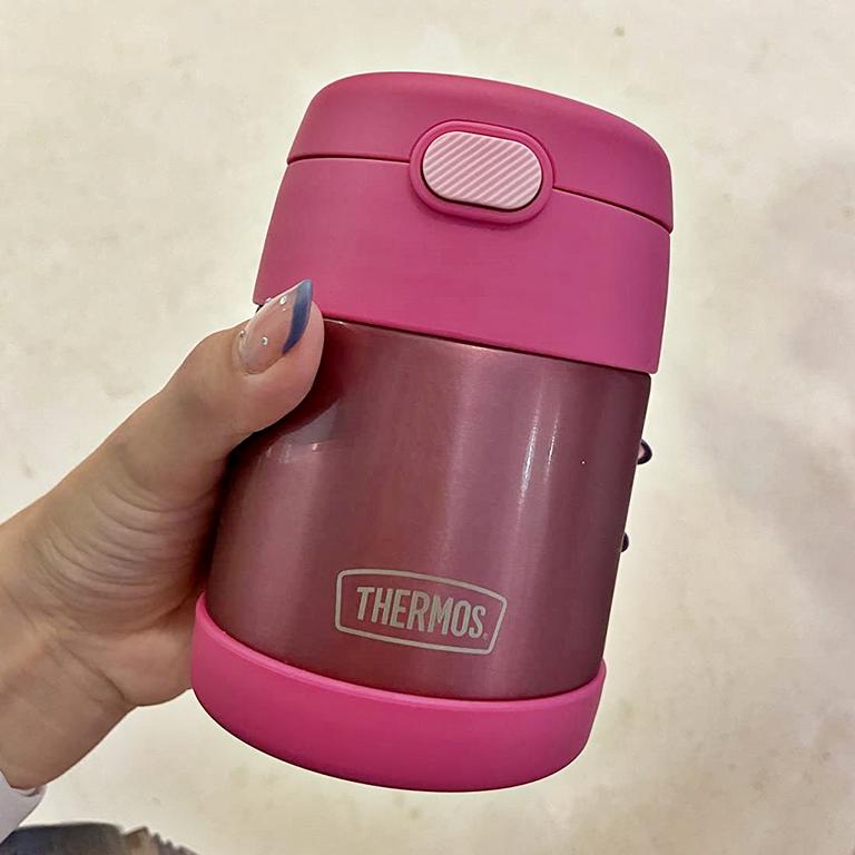 THERMOS Recipiente para comida FUNTAINER, para crianças, 295 ml, rosa na Amazon