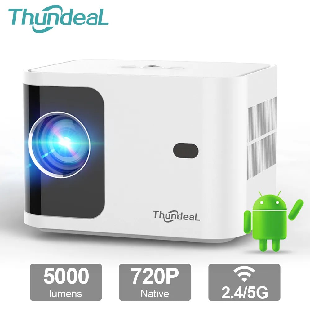 ThundeaL Mini Projetor Full HD TD91, Suporte 4K 5.000 Lumens na Aliexpress