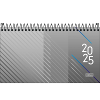 Tilibra - Agenda Executiva Espiral Semanal 16,7 X 8,9 Cm Spot 2025 - Cinza E Azul na Amazon