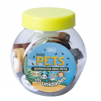 Tilibra - Borracha Mini Pets - Pote Com 20 Unidades na Amazon