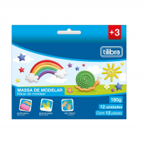 Tilibra - Massa Para Modelar Macia 180g 12 Cores Académie na Amazon