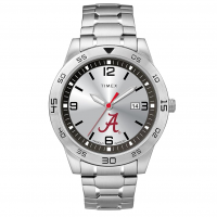 Timex Tribute Relógio Masculino Citation De Quartzo De 42 Mm Com Pulseira De Aço Inoxidável, Alabama Crimson Tide na Amazon
