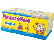 Tinta Pintura a Dedo com 6 Cores, Maripel 6003, Multicor, 15 ml na Amazon