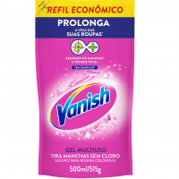 Tira Manchas Em Gel Vanish Multiuso 500ml Refil Econômico Para Roupas Coloridas na Amazon