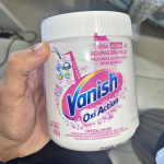 Tira Manchas em Pó Vanish Crystal White Oxi Action 450g para roupas brancas na Amazon