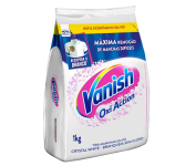 Tira Manchas Em Pó Vanish Oxi Action, Crystal White, Roupas Brancas, 1kg na Amazon